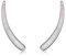 WINNICACA Weiß Feuer Opal Ohrringe Ohrklemme Sterling Silber Ohr Crawler Climber Manschette Ohrringe für Frauen Mädchen Geschenke Schmuck