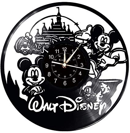 Smotly vinyl wall watch, large watch with Disney themed wall decoration, main decoration gift