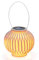 esotec Solarlaterne Lampion außen wetterfest Ibiza | Sandsteinoptik | Solarlampe hängend | Balkondeko Terrassendeko | LED Gartenbeleuchtung Camping-Zubehör outdoor BBQ | 2700K H=15cm 102670