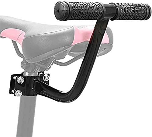 BAYINBROOK Siège arrière de vélo,sécurité pour vélo arrière siège Coussin Accoudoir de Repose-Pieds,PU Cuir Coussin Souple Siège Arrière Accessoires Ensemble pour Les Adultes (B)