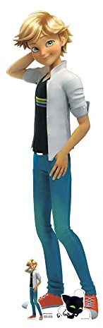 Star Cutouts SC4045 Adrien Agreste Pappaufsteller Höhe 151 cm – Miraculous: Geschichten von Ladybug & Cat Noir
