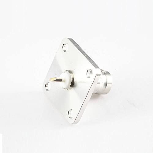 4 Loch Flansch BNC Buchse 180 Grad Stecker für Kabel 50Ω