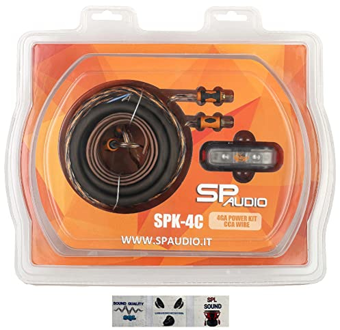 GK SOUND 1 SP Audio SPK-4C Kabelsatz 4 AWG Verstärker Lautsprecher Boot Schwimmbad Hotel Restaurant Pizzeria Kneipe Bar, 1 Satz + 3 kostenlose Aufkleber