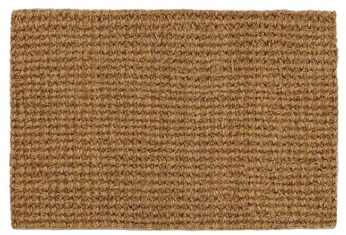4All Door Mat 40x60cm – Non-Slip Boucle Coir Door Mats with Natural Fibres – Heavy Duty Door Mats Outdoor for Dirt, Mud and Wet Weather in Garden or Porch (Pack of 1)