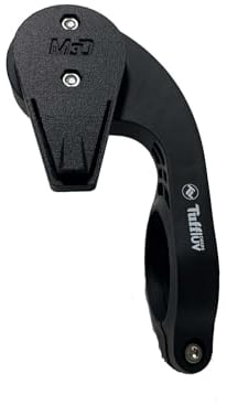 TUFF LUV Out-Front Handlebar Bike Mount [Compatible With Hammerhead Karoo 2/3] - Secure & Convenient Cycling Accessory - Black