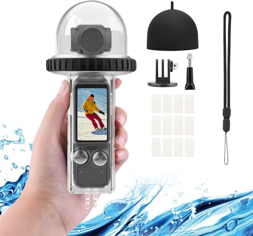 WEWOGA Osmo Pocket 3 40M/131FT Custodia Subacquea Protettiva Guscio Compatibile per DJI Osmo Pocket 3 Accessori Impermeabili