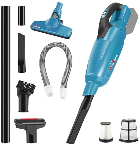 AUTOJARE Akku Staubsauger kompatibel mit Makita 18V 4-in-1 Multifunktionaler Staubsauger 0,8 L Akku Handstaubsauger 8000 PA Tragbar Staubsauger für Zuhause und Auto (ohne Batterie)