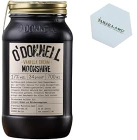 Likör O'DONNELL MOONSHINE Vanilla Cream 17% Vol. 700ml – Cremiger Vanillelikör der Extraklasse