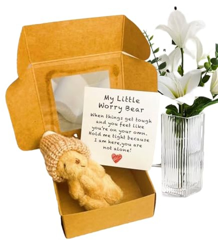 Générique In Box – aus Plüsch in Einer Geschenkbox | handgefertigtes Plüschtier mit Kartentasche für Kinder, Geschenk zu Weihnachten, Muttertag, Valentinstag