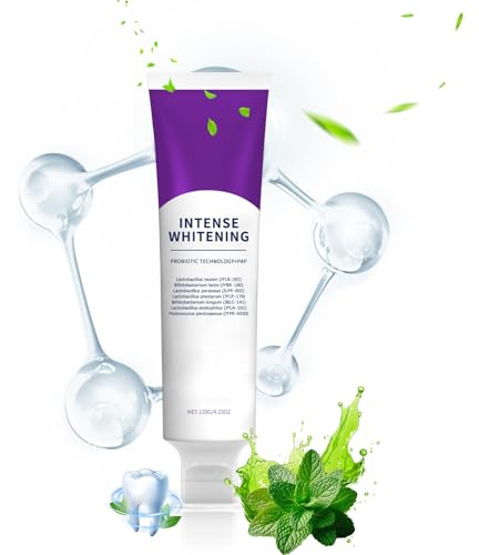 Weiße Zahnpasta | 120g Zahnpasta Für Tiefenreinigung | Stain Removal Odor Fighter for Daily Hygiene Men Women Family Travel Morning Evening Routine Before Dates Breaks