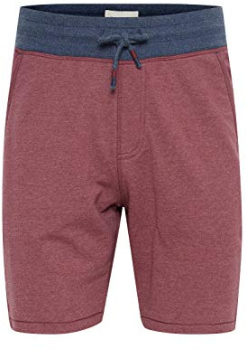 Blend Julio Herren Sweatshorts Kurze Hose Sport- Shorts aus hochwertiger Baumwollmischung Meliert, Größe:M, Farbe:Zinfandel (73006)