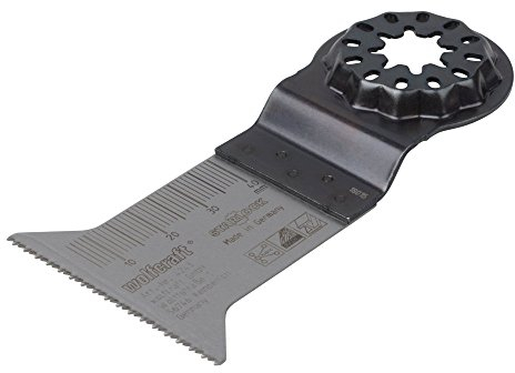 Wolfcraft 4243000 Tauchsägeblatt Expert, Starlock-Aufnahme, BIM, gerade, 50 mm Schnittbreite, 1 V