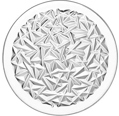 Orrefors Carat Servier-/Dessertteller, groß, Kristall, 26,7 cm