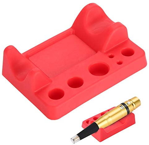 Stifthalter für Tattoo-Maschine, Tattoo Tool Stifthalter, Silikon Tattoo Maschine Halter Wattestäbchen Stifthalter Farbe Becherhalter, Halter für Tattoo-Werkzeug mit einem Becher Tinte