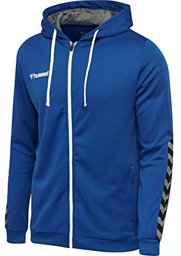 Hummel Herren Hoodie Hmlauthentic Poly Zip Hoodie, True Blue, 2XL, 204937-7045-2XL
