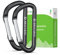 Brotree Karabiner Klein Karabinerhaken mit Schlüsselanhänger für Camping, Schlüssel, Rucksack - 6cm D Ring