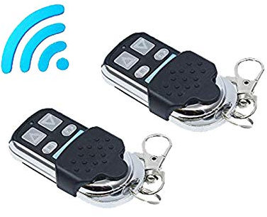 Eipek Telecomandi Cancello Universali Duplicare Telecomando Cancello 315 MHz Trasmettitore RF a 4 Canali Clone Strumento di Controllo Remoto per Porte da Garage, Cancelli, Persiane 2 Pezzi