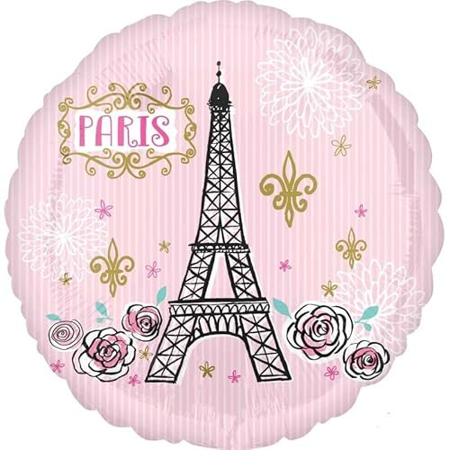 Palloncino Anagram Oui Oui Paris Tondo Standardshape 18-46cm. 1pz