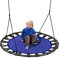 Baumschaukel XXL | Schaukelsitz für Kinder Erwachsene | Schaukel Nestschaukel | Hängeschaukel | Rundschaukel | Garten-Schaukel | Indoor/Outdoor | Schaukel 150 kg belastbar | Größe: 120x120x168