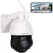 SV3C 【Update Night Vision 5MP PTZ Security Camera Outdoor, 20x Optical Zoom CCTV camera, Human Motion Detection, Waterproof Security Camera for Outdoor, Two-Way Audio, Color Night Vision, 2.4G & 5G
