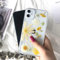 Tybiky Case for iPhone 8 Plus Real Flowers Mobile Phone Case Dried Natural Flower Case Crystal Gel Protective Cover Everlasting Flowers Bumper Cover Shell Protective Case for iPhone 7 Plus Half