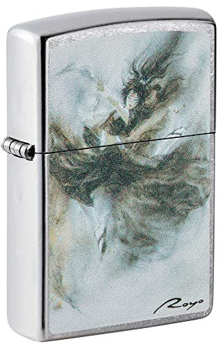 Zippo Luis Royo Design Street - Mechero de bolsillo cromado