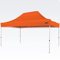 BRIMO Falt Pavillon 100% Wasserdicht ohne Seitenteilen - 5 Jahre Garantie (3x4,5 m, Orange)