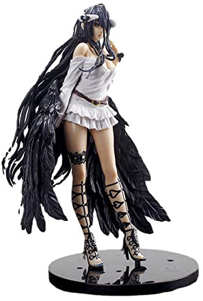 Overlord Albedo Actionfigur 21,5 cm japanischer Anime-Charakter Modell PVC Statue Ornamente für Desktop-Dekoration Sammlung Geschenk