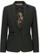 TruClothing Blazer en Tweed Vert à Carreaux pour Femme Laine mélangée Style Hunting Vintage années 20 rétro - Vert Olive 38