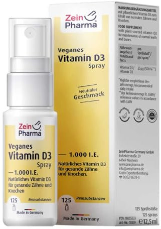 Veganes Vitamin D3 Spray 1000 internationale Einheiten 12.5 ml