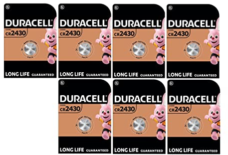 7X Duracell Cr 2430 Lithium (7 Blister Da 1 Batteria) 7 Pile