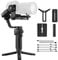 Zhiyun WEEBILL 3S, estabilizador de cardán de video profesional de mano de 3 ejes para cámaras réflex digitales, sin espejo con luz de relleno, soporte PD de carga rápida