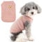 Zunea Dog Shirts for Small Dogs Summer Vest T-Shirt Soft Breathable Puppy Girl Boy Clothes Basic Tee Shirt Pet Sleeveless Tank Top Chihuahua Yorkie Cat Sweatshirt Apparel Pink S