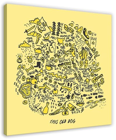 Mac Demarco Poster This Old Dog 2017 Albumcover-Poster (2), Leinwand-Poster, Schlafzimmer-Dekor, Sportlandschaft, Büro, Raumdekoration, Geschenk, Rahmen-Stil, 70 x 70 cm