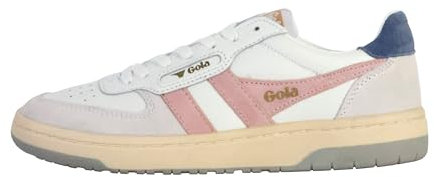 Gola Unisex Hawk Sneaker, White/Chlk Pnk/Mnlight/LGT Gry, 38 EU