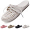 VEXITO Chausson Claquette Femme Été Sabots Sandales Pantoufle Plastique Chaussure Antiderapante Legere Réglable Souple Jardin Douche Bride Piscine Mer Bain Plage Blanc Pointure 38 39 /240mm