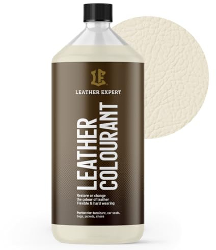 Leather Expert Peinture Cuir très couvrante à Base d’Eau – sans Alcool, pour Cuir Naturel et écologique – Ne Fissure Pas, ne s’écaille Pas – Idéale pour Tous Accessoires – Large Choix de Couleurs