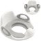 FIVMEN Toilettensitz Kinder Toilettenaufsatz mit PU Gepolstert und Spritzschutz WC Sitz Klositz Toilettentrainer Sitz für Kinder 1-7 Jahre, Weiß