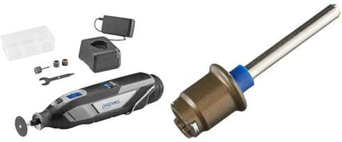 Dremel 8240 Outil Rotatif sans Fil, Batterie Lithium-Ion 12V 2Ah - Outil Multifonction & S402 Mandrin SpeedClic - Adaptateur pour Fixer les Accessoires Dremel EZ SpeedClic Sans-Clé