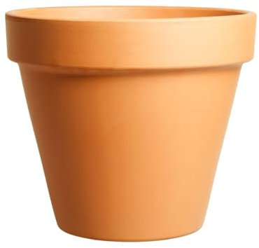 Decor Space Pot en terre cuite pour fleurs et plantes d'extérieur (13 x h 12 cm)