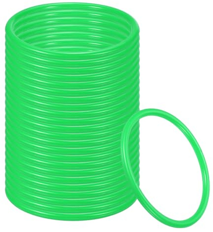 PATIKIL Plastic Ring-Toss Rings for Bottles Carnival Rings Plastic Hoops for Speed and Agility Practice Outdoor Party
