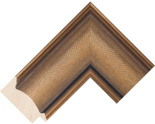 Customisable Bezel/Frame compatible with the Samsung Frame TV (55 inch) - Modern Gold Frames (Foil Bronze 59mm)