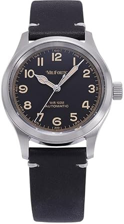 FTEOXLC Vintage Hommage Field Herrenuhren NH38 Automatik Mechanisch Saphirglas Edelstahl Sport Armbanduhren, V 2