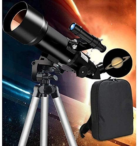 Hochleistungsfernglas, astronomisches Teleskop, Einsteigerteleskop, 70-mm-Öffnung, 400-mm-astronomisches Refraktorteleskop, für den Innen- und Außenbereich (Paket 2)