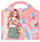 Depesche 13574 TOPModel - Dress Me Up Stickerbuch mit 20 Seiten vorgedruckter Ballerina Motive zum Selbstgestalten, inkl. Designpapier und 5 Stickerbogen, Rosa
