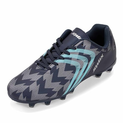 JOMIX Scarpe da Calcio da Uomo Sneakers Comode e Traspiranti per Allenamento Sportive Indoor o Outdoor MOS250439-21 (Navy,45)