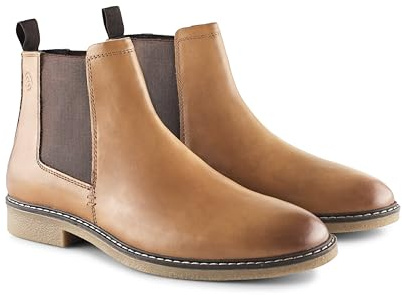 Silver Street London Pimlico Premium Leather Mens Boots Lightweight Durable Smart Casual Chelsea Boots for Men