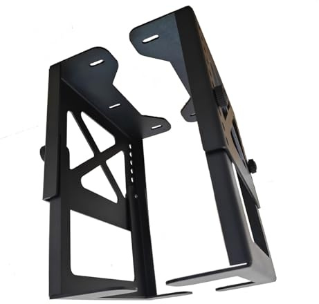 Generisch Under Desk Mount, Multimedia Bracket, Adjustable Holder, Space-Saving Design, Cable Management Solution, Ideal for Home Work Place, Dorm, Bedroom, Studio Desk Setup 4.21-7.99 inches