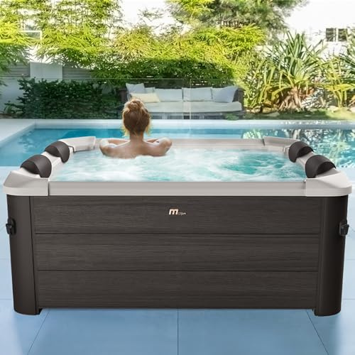 Miweba Whirlpool MSpa | 2-8 Personen Pools (Tribeca 6 Personen) | Viele Modelle rund und eckig | Ø 125-224 cm | In- Outdoor Pool | Bis zu 144 Massagedüsen | Ganzjähriger Einsatz winterfest