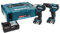 Makita CLX205AJ 12v Max CXT Cordless Brushless Combi Drill and Impact Driver Kit 2 x 2ah Li-ion